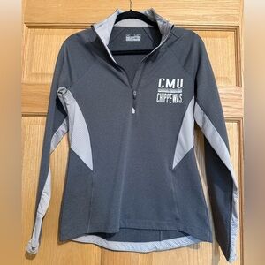 Women’s CMU Under Armour Quarter Zip Size Medium